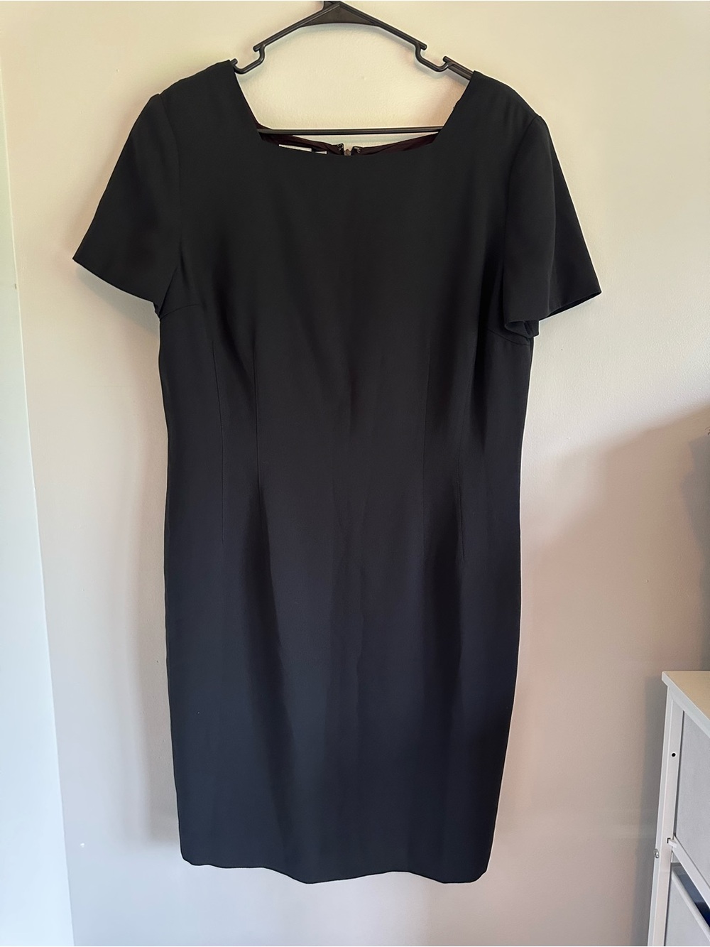 Classic Black Short-Sleeve Dress